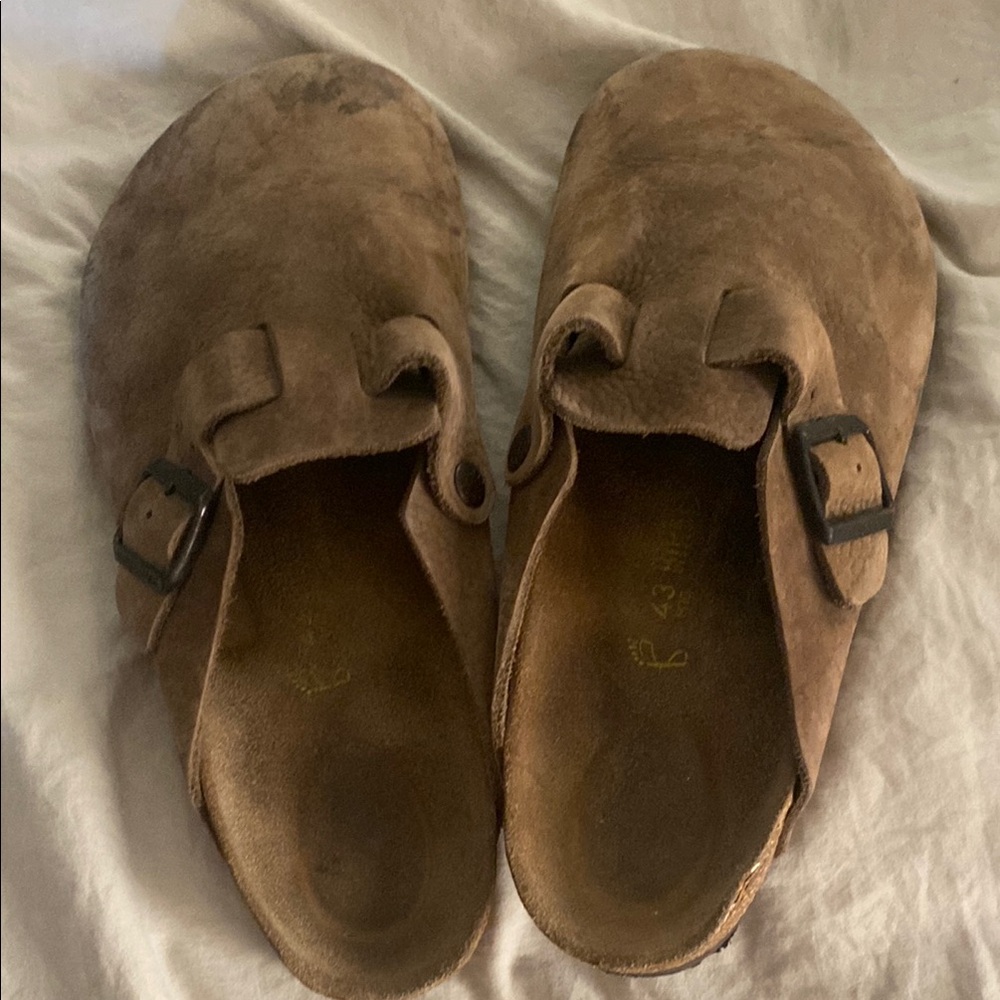 Men's Brown Suede Slip-On Shoes